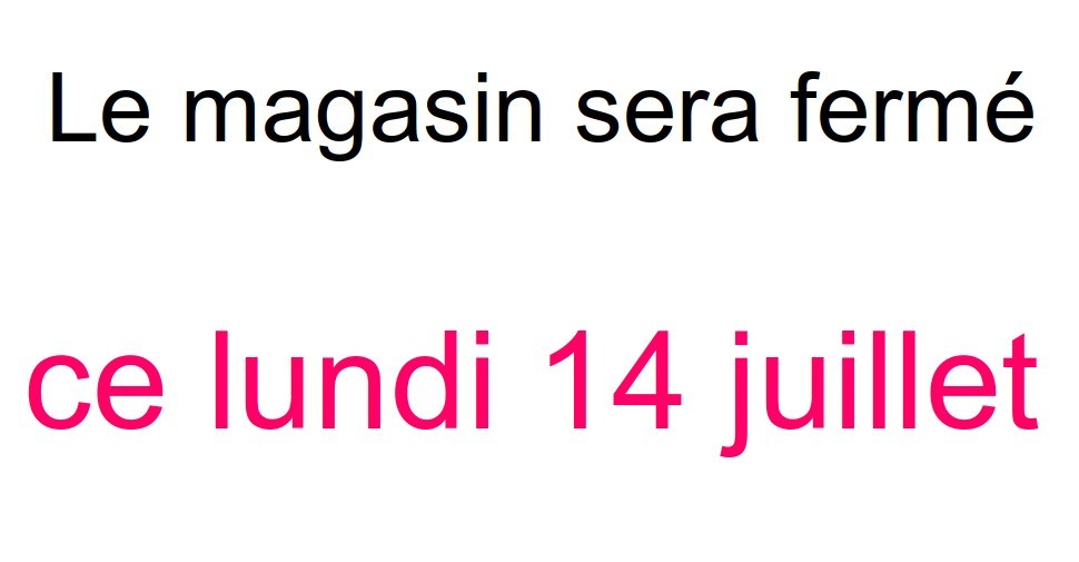 fermeture